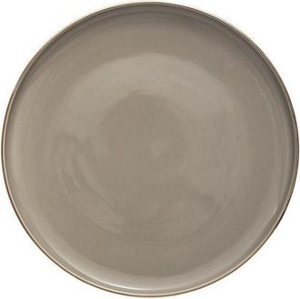 Lene Bjerre Speiseteller Clara mit Goldrand ø 26 cm (6 Stück) - Taupe/Gold