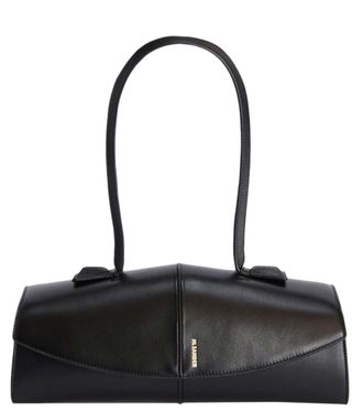 Jil Sander Black Linea Large Shoulder Bag