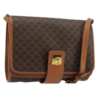 Celine Pre-owned Cross Body Bags, female, Brown, Size: ONE SIZE Pre-owned Vintage Plastic Shoulder Bag