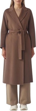 Max Mara Esturia Jas - Dames - Mantels - Bruin - Maat: XS Wol
