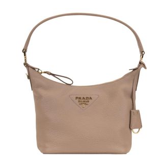 Prada Shoulder Bags, female, Brown, Size: ONE SIZE Handbags