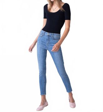 Unpublished Olivia High Rise Skinny Jeans In Vivid