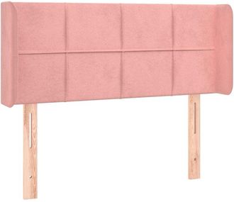vidaXL Cabecero Con Led De Terciopelo Rosa 103x16x78/88 Cm Vidaxl