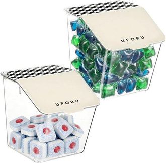 OEM Caja De Recogida De Geles De Lavander&iacute;a De 2 Piezas, Caja De Almacenamiento De Pl&aacute;stico Que Ahorra Espacio, F&aacute;cil De Recoger La Ropa Sucia
