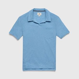 Surfside Supply Co. Johnny Collar Polo in Cendre Blue at Nordstrom, Size Xx-Large