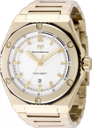 Technomarine TM-416077 Mens Coral Legacy Watch - Gold - One Size