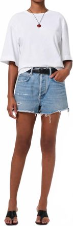 Citizens Of Humanity Marlow High Rise Jean Shorts In Blue