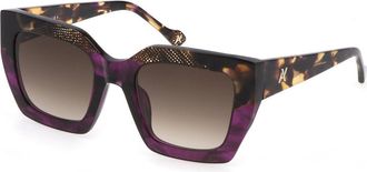 Yalea SYA053V ARETHA 0VB9 Womens Sunglasses Tortoiseshell Size 51