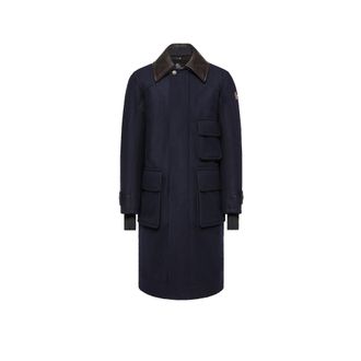 Moncler Moncler Villard Long Padded Jacket, Men, Blue, Size: 2