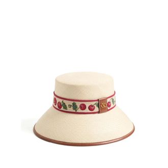 Valentino Garavani VLogo Signature Cap - female - Valentino Garavani - Accessories - Beige - 56 CM - Accessories