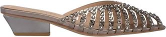 Alma En Pena Slingback Mules met Mesh Effect - Dames - Muiltjes - Grijs - 40 EU - Schoenen