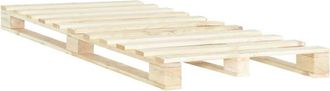 vidaXL Vidaxl - Estructura cama palets sin colchón madera maciza pino 120x200cm
