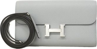 Herm&egrave;s Epsom Leather Chain/Shoulder Wallet (Pre-Owned)