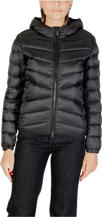 Colmar Jassen, Dames, Zwart, M, Iconische Dames Donsjas met Gewatteerde Banen