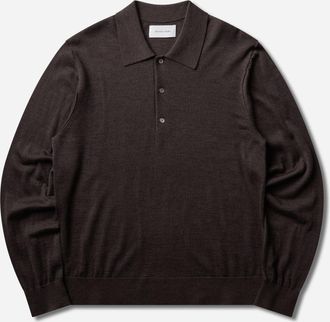 Berner K&uuml;hl Men s Wool Polo Chocolate