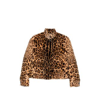 Max Mara Tedro Leopard-print Cropped Jacket