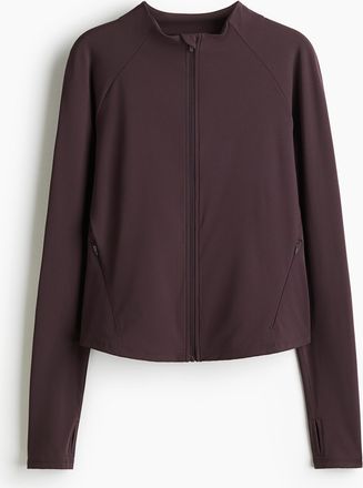 H&M Sportjacke mit Cool Handfeel DryMove - Brown