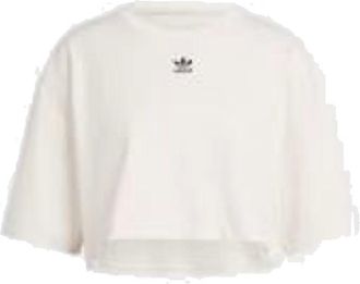 adidas (WMNS) adidas Crop Top Asia Sizing White IR5976