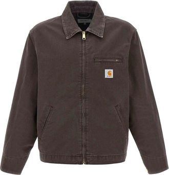 Carhartt Work in Progress Detroit Jacket - Heren - Spijkerjassen - Bruin - M - Katoen - Jassen