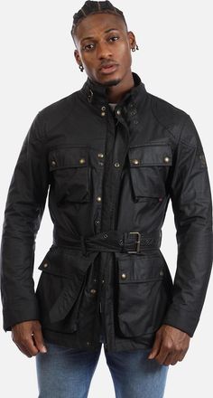 Belstaff Mens Grenadier Trailmaster Jacket - Black - Size: 40/Regular