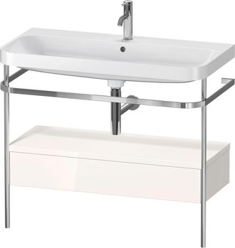 Duravit Set C-bonded Duravit Happy D.2 Plus Con Consola Met&aacute;lica Y Caj&oacute;n