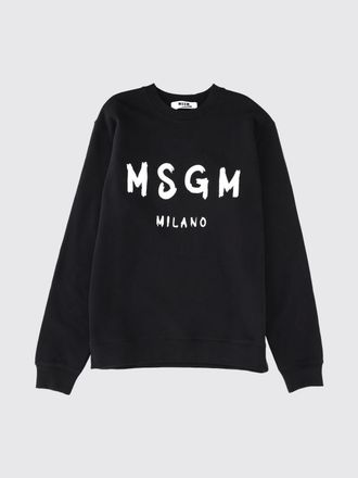 Msgm Felpa di cotone con logo Msgm