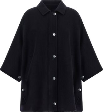 Pinko Caban Coat - Black