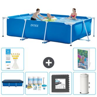 Intex Piscina Con Estructura Rectangular - 300x200x75 Cm - 7-piezas S64