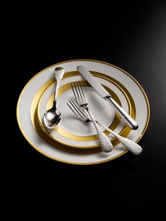 Pampaloni Troia Silver-Plated Starter / Dessert Cutlery (Set of 4 Pieces)