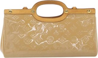 Louis Vuitton Roxbury Drive Handbag Monogram Vernis Brown Patent_Leather Handbag (Pre-Owned)