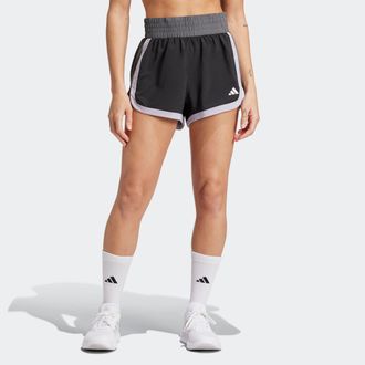 adidas Shorts ADIDAS PERFORMANCE PACER COLORBLCK, Damen, Gr. XL, N-Gr, schwarz, Obermaterial: 100% Polyester, Hosen Shorts