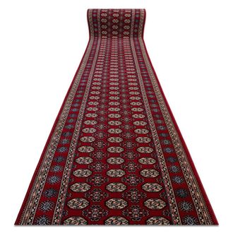 RugsX RugsX Wool Nain Runner in Red | Size: 100 cm x 350 cm