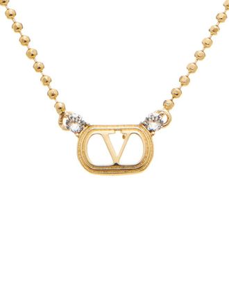 Valentino Ovalette Swarovski Necklace