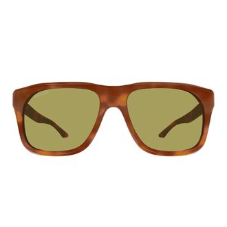 Gucci Sunglasses, unisex, Brown, Size: 55 MM Square Frame Sunglasses