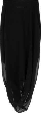 Maison Margiela Womens Skirt Black Primario Polyester