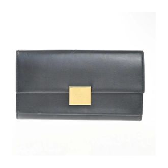 Saint Laurent Pre-owned Wallets, female, Black, Size: ONE SIZE Pre-owned Vintage Leather Flap Wallet
