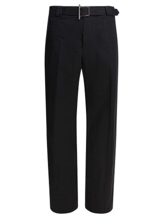 Alexander McQueen Zwarte Polyamide Broek