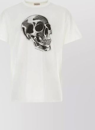 Alexander McQueen ribbed crew-neck skull-print t-shirt