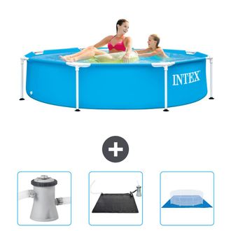 Intex Piscina Con Estructura Redonda - 244x51 Cm - 6-piezas Scb79