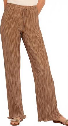 Heartloom Koi Wide Leg Pants In Beige