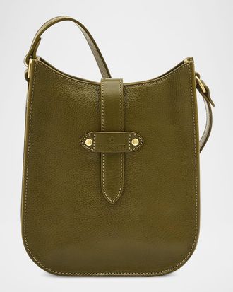 IL BISONTE Archivio Leather Crossbody Bag
