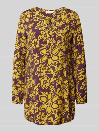 Christian Berg Blusenshirt mit V-Ausschnitt in Senf, Gr&ouml;&szlig;e 36