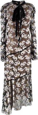 Erdem Rosaley lily fil coup&eacute; dress Size M