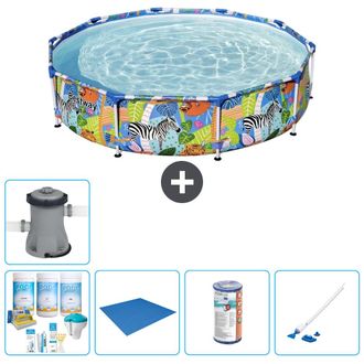 Bestway Piscina Bestway Steel Pro Redonda - Selva - 305x66 Cm - 7-piezas S22121
