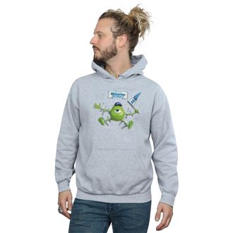 Disney Heren Monsters University Getapete Mike Hoodie (Sportgrijs)