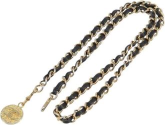 Chanel Pre-owned Belts, female, Black, Size: ONE SIZE Pre-owned Metal Belt