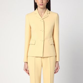 Gucci Cream coloured wool crêpe jacket