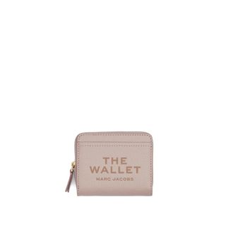 Marc Jacobs Leather Mini Compact Wallet - female - Marc Jacobs - Wallets & Cardholders - Pink - ONE SIZE - Accessories