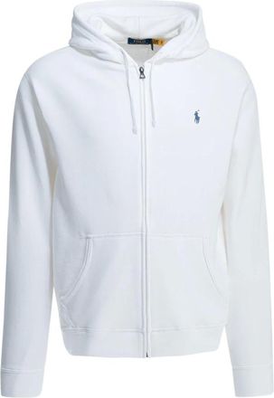 Polo Ralph Lauren Full Zip Hoodie - Heren - Sweatshirts & Hoodies - Wit - Maat: XL Katoen
