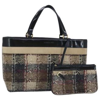 Burberry Pre-owned Tote Bags, female, Multicolor, Size: ONE SIZE Pre-owned Vintage Tote Bag